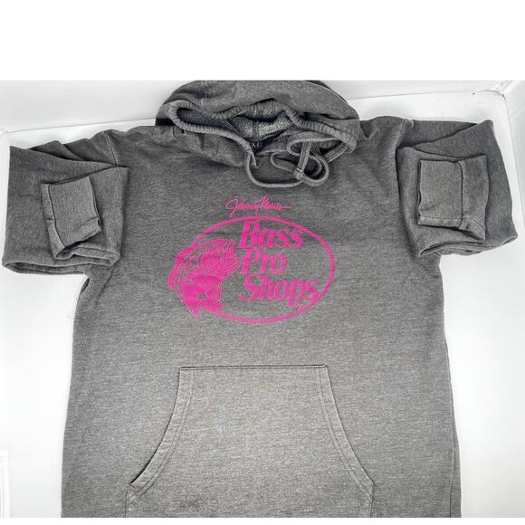 Johnny Morris Bass Pro Shops Woman's Hoodie Size M Pre-Owned in good condition - Picture 1 of 10